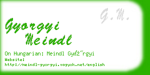 gyorgyi meindl business card